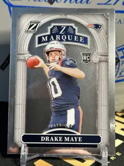 2024 Panini Zenith - Drake Maye - The Marquee - Rookie RC Patriots - Image 1
