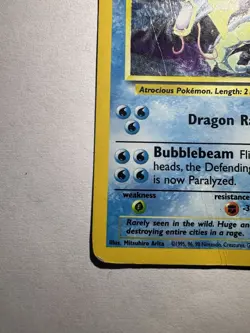 The Pokemon Company Pokemon TCG Gyarados 7/130 Base Set 2 Holo HP/DMG - Image 5