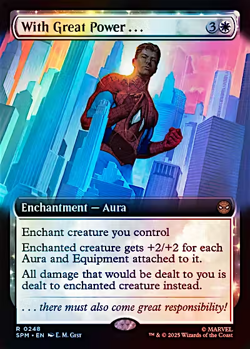MTG Marvel Spider-Man, With Great Power - Extended Art Foil - Image 1