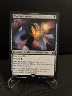 Magic the Gathering the Soul Stone Marvel's Spider-Man Regular Card - Image 1