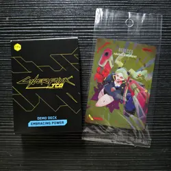 Cyberpunk TCG ANIME EXPO 2026 Rebecca Having A Moment FOIL PRM01 With Demo Deck - Image 1