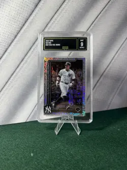 Topps 2025 Series 1 Ben Rice #337 Rookie Holo Foil GMA 9 New York Yankees - Image 1