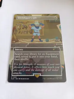 Steelshaper's Gift Foil Secret Lair Fallout MTG Card - Image 1