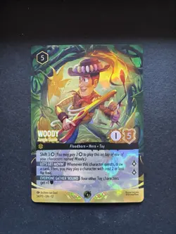 Disney Lorcana Woody Wilds Unknown Set Championship Foil Promo Enchanted 54/P3 - Image 1