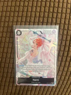 One Piece TCG Wedding Nami / Bride/ OP15-086 Alt Art Foil Eng - Image 1