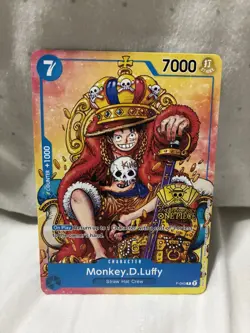 Monkey.D.Luffy 2nd Anniversary Stamped Promo P-043 One Piece Card Game Near Mint - Image 1