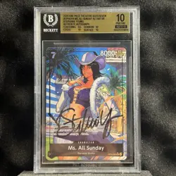 2024 Ms All Sunday #OP04-084 SR Alt Art BGS 10 AUTO Signed Stephanie Young - Image 1