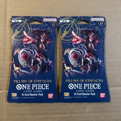One Piece TCG Pillars Of Strength OP-03 English Sleeved Booster Pack Lot Of 2 - Image 1