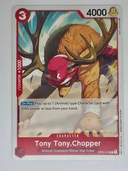 Tony Tony.Chopper OP04-010 C One Piece Kingdoms of Intrigue NM - Image 1