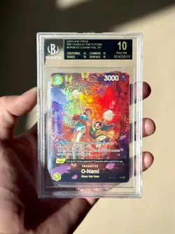 One Piece 2024 English OP06 O-Nami OP06-101 SP Foil BGS 10 Black Label - Image 1