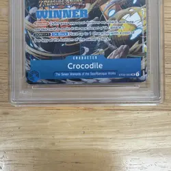 Bandai One Piece Card Game Crocodile Winner Pack Vol.5 ST03-003 EN 2023 PSA 10 - Image 4
