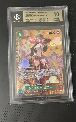 One Piece Jewelry Bonney ST02-007 Two Legends SP Japanese BGS Pristine 10 - Image 3