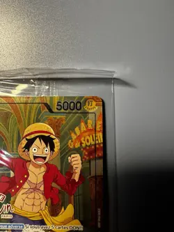 Monkey D Luffy Op13-001 X Musee Grevin One Piece Card French Exclusive Promo - Image 5