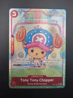 One Piece TCG Tony Tony Chopper (SR) EB01-006 Alt Art Memorial Collection Sowsow - Image 4
