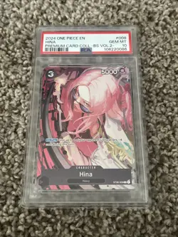 Hina PSA10 2024 One Piece Premium Card Collection -Best Selection Vol.2- #008 - Image 1