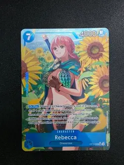 One Piece Card Game Rebecca OP10-058 Alternate Art Super Rare - Image 1