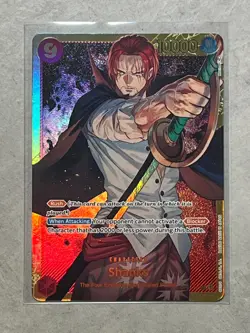 One Piece Shanks Secret Rare Holo English #OP01-120 - Image 1