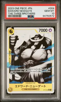 2024 ONE PIECE ST13-004 Three Brothers EDWARD NEWGATE Parallel JAPANESE PSA 10 - Image 1