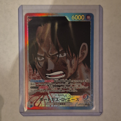 Bandai One Piece CCG Portgas D. Ace Leader OP13-002 Special Foil AA JP - Image 1