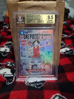 2026 One Piece MONKEY D. LUFFY College Basketball US Voyage Promo #P055 BGS 9.5 - Image 1