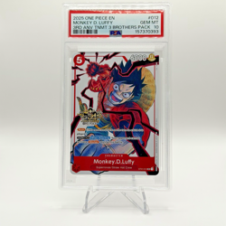 PSA 10 2025 One Piece EN Monkey D. Luffy ST01-012 Leader 3rd Anniversary - Image 1