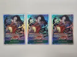 Boa Hancock SR OP16-032 One Piece Time of Battle Playset ENGLISH Lot of 3 - Image 1