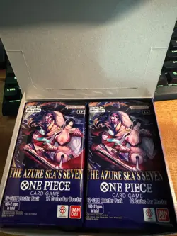 One Piece OP14 The Azure Sea's Seven Dead Booster Boxes 24 Packs English - Image 1