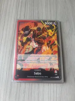 Bandai One Piece CCG Sabo Carrying on His Will Leader OP13-004 5000 - Image 1