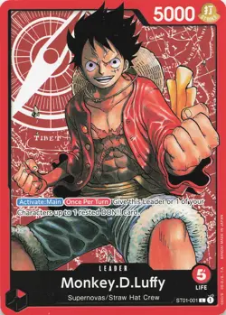 ONE PIECE Monkey.D.Luffy #ST01-001 Revision Pack Cards NM - Image 1
