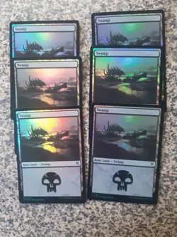 MTG 6 x Swamp 270 - Foil - Dominaria United - Image 1