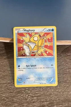 Pokemon TCG Holo Magikarp Black Star Holo Promo Card XY143 - Image 1