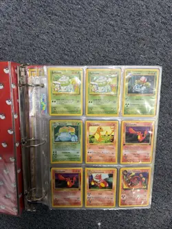 Pokemon 250+ Card Binder Collection Lot - Base Set Unlimited - Image 1