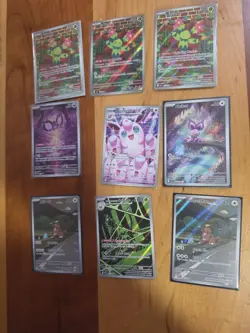 Pokemon TCG Full Art Lot!! 9 Cards Wigglytuff, Kangaskhan Spidops! More NM - Image 1