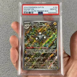 Magneton #159 Pokemon Center ETB Surging Sparks Promo 2024 - PSA 10 GEM MINT - Image 1