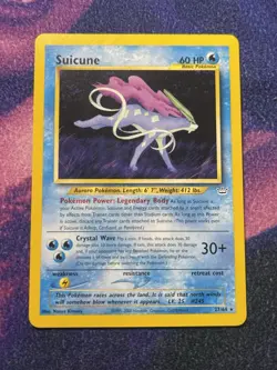 Suicune 27/64 - Neo Revelation - Rare Non Holo - 2001 Pokemon LP - Image 1