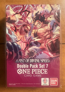 One Piece TCG A Fist of Divine Speed Double Pack Set 7 - DP-07, OP-11 New Sealed - Image 1
