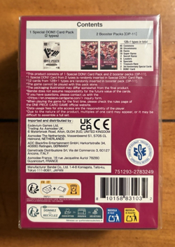One Piece TCG A Fist of Divine Speed Double Pack Set 7 - DP-07, OP-11 New Sealed - Image 3