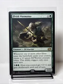 Elvish Warmaster (Non-foil) Jumpstart 2022 654 Rare MTG - Image 1
