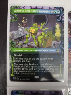 Magic The Gathering Teenage Mutant Ninja Turtles Foil Borderless Lot - Image 2