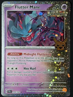 SWIRL 🌀 Flutter Mane (Cosmos Holo) 078/162 Trick or Trade BOOster 2024 NM - Image 1