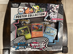 Pokemon TCG SV10.5 Black Bolt & White Flare Unova Poster Collection Box Sealed - Image 1