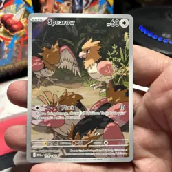 Pokemon TCG Mega Evolutions Spearow 151/132 Illustration Rare - Image 1