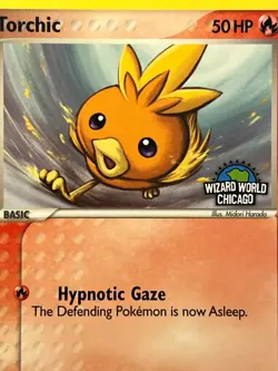 Pokemon TCG- Torchic Wizard World Chicago Promo 2005 Ex Emerald #69 non-holo-NM+ - Image 3