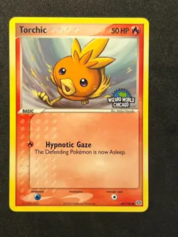 Pokemon TCG- Torchic Wizard World Chicago Promo 2005 Ex Emerald #69 non-holo-NM+ - Image 4
