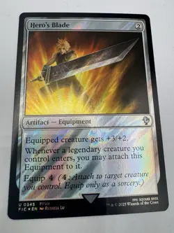 Hero's Blade (Surge Foil) Commander: Final Fantasy Foil NM - Image 1