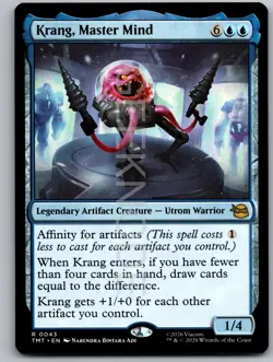 Krang, Master Mind 0043 Teenage Mutant Ninja Turtles Magic: The Gathering NM - Image 1