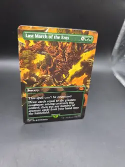 MTG ~ Last March of the Ents (Borderless) ~ LTR ~ NM Regular M 0418 - Image 2