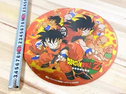 Dragon Ball Z Menko Card 9” Foil Vintage Japan - Image 1
