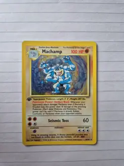Machamp 8/102 1st Edition | Base Set | Holo Pokemon Card HP - Image 1