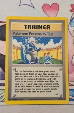 Pokemon Personality Test 102/105 Neo Destiny Regular - Image 1